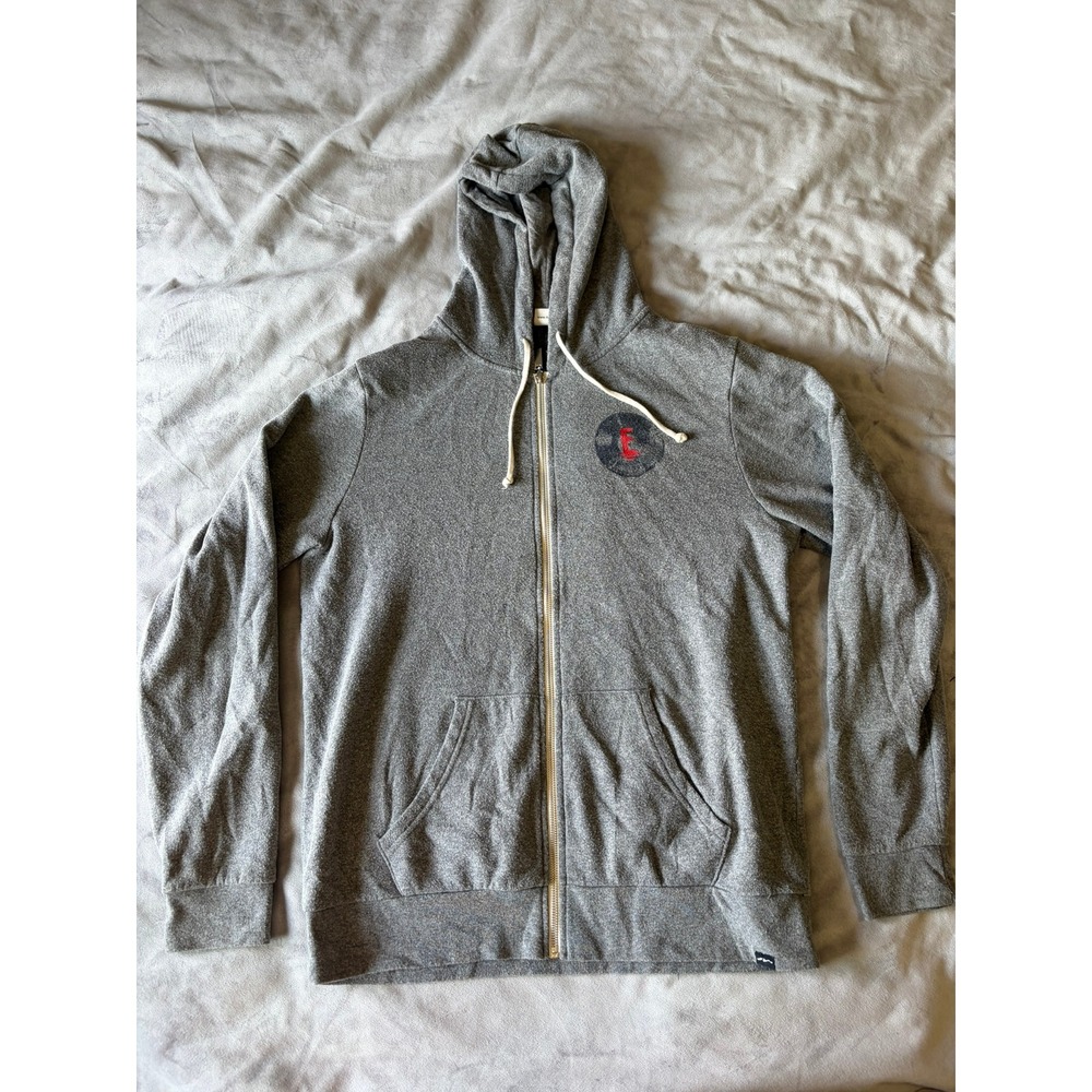 Techstyles California Company Mens XL Gray Full Zip Hoodie Sweatshirt Heather